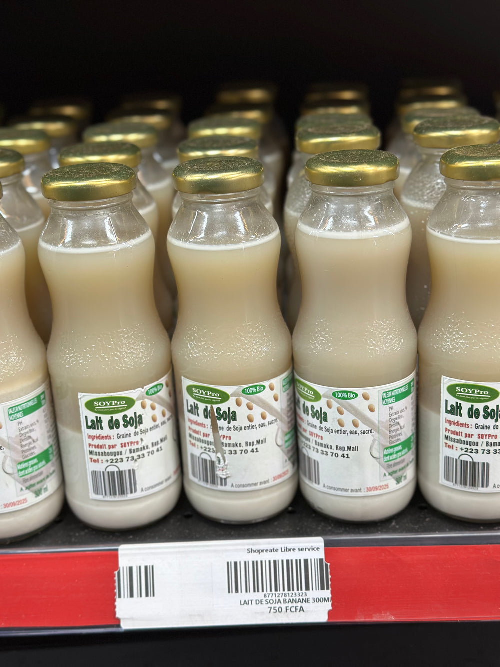 LAIT DE SOJA BANANE 300M!