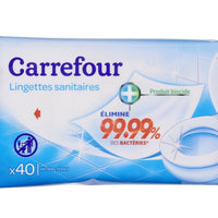 Lingettes nettoyantes sanitaires