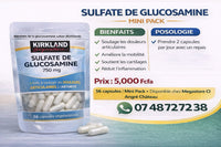 
              * MCI*Kirkland Signature Glucosamine Sulfate 750mg 56 vegetarian capsules DLC: Juillet27
            