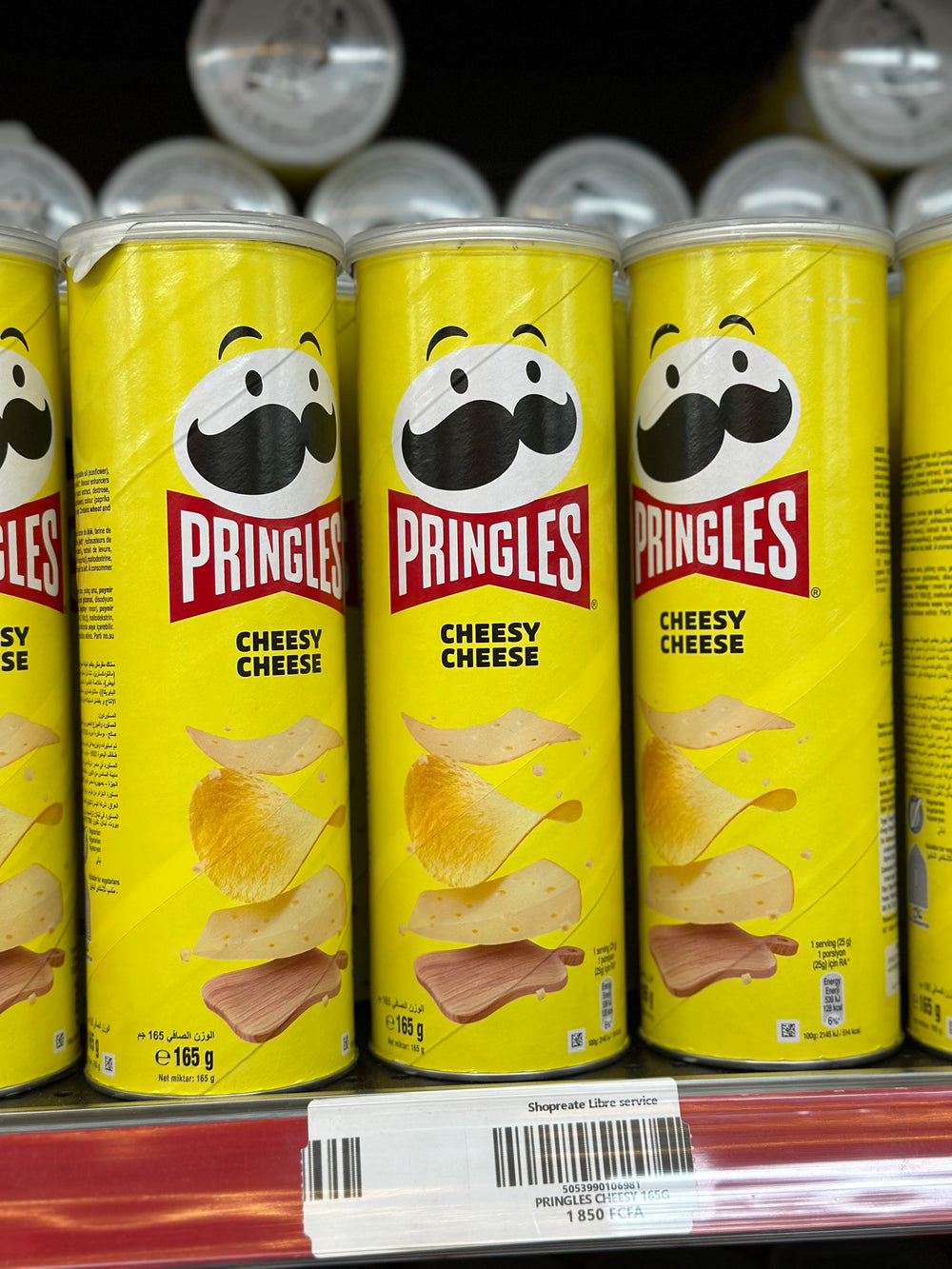 PRINGLES CHEESY CHEESE 160G