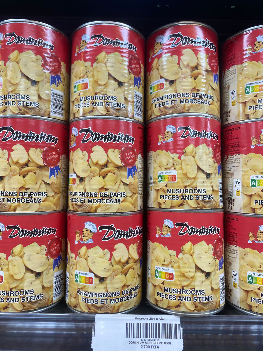 DOMINIUM MUSHROONS 800G