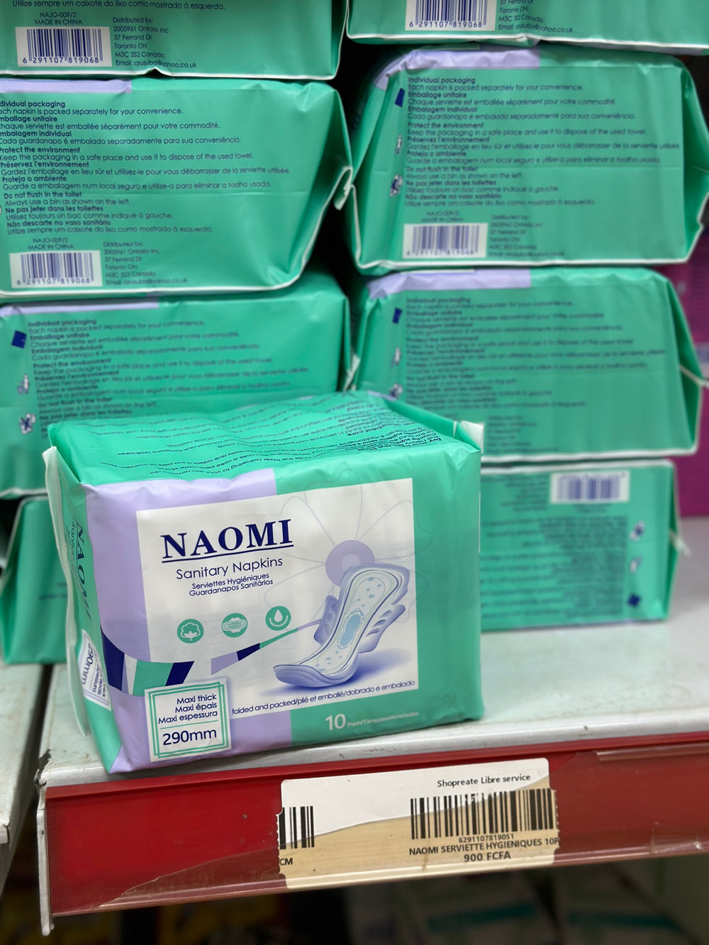 NAOMI SERVIETTE HYGIENIQUES 10P