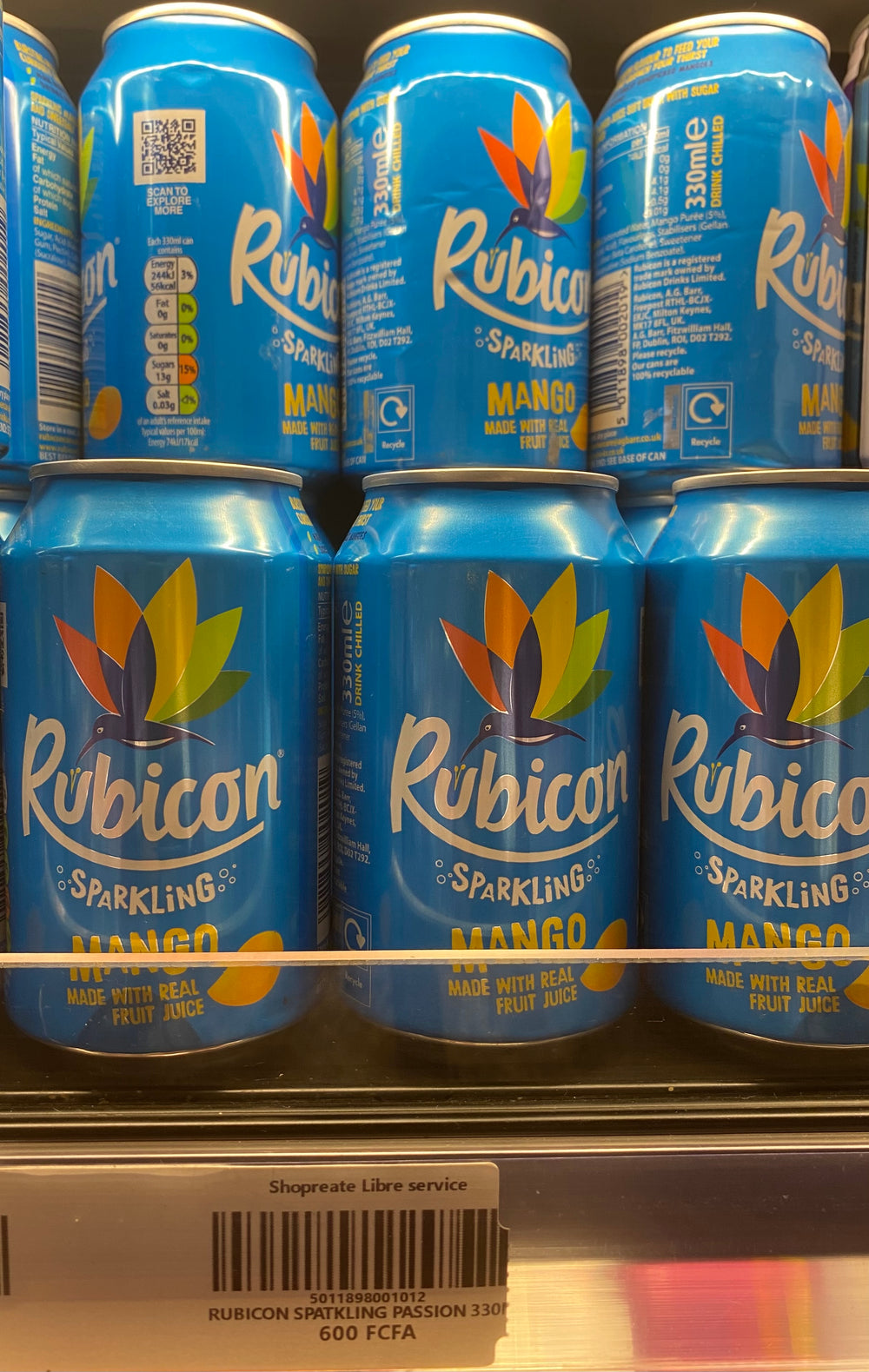 Rubicon Spatkling Passion 330Ml