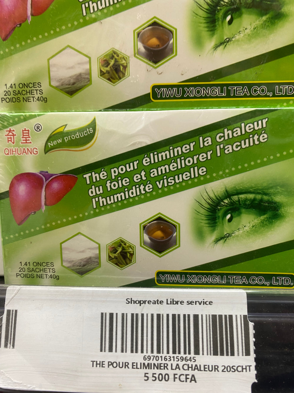 THE POUR ELIMINER LA CHALEUR 20SCHT