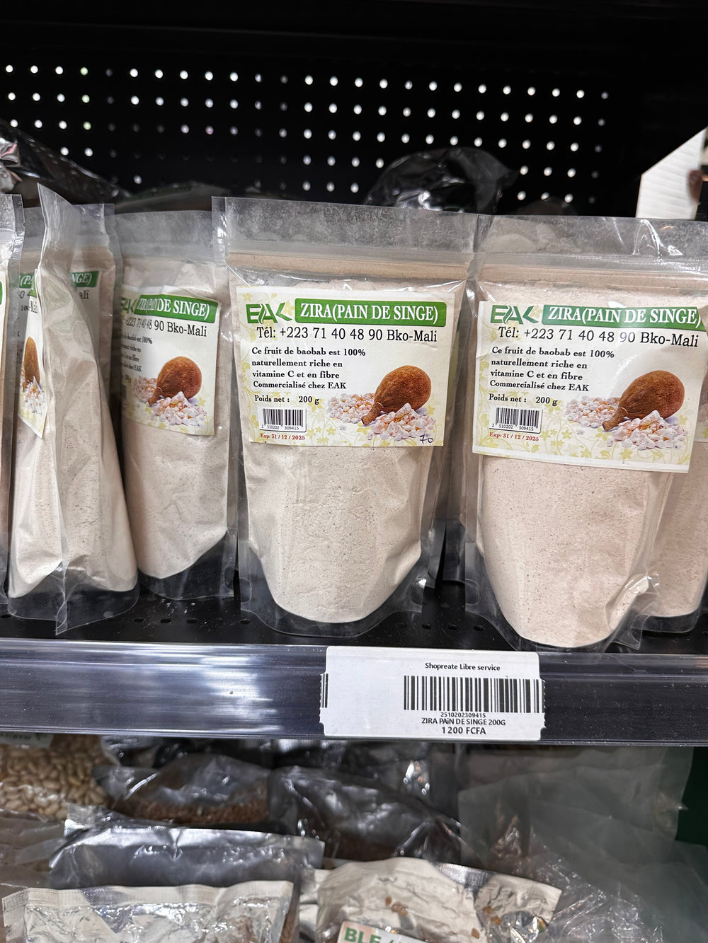 ZIRA PAIN DE SINGE 200G