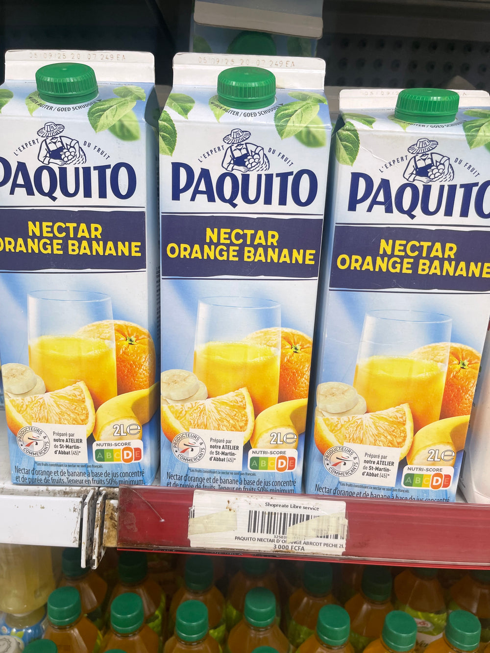PAQUITO L'EXPERT DU FRUIT PAQUITC NECTAP ORANGE BANANE 2L