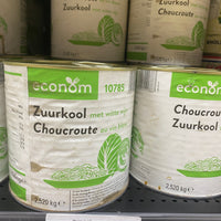 ECONOM choucroute vin blanc cons 2,520KG