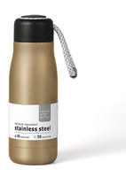 
              12 oz Insulated Water Bottle, Dusgut Wide Mouth Water Bottle,Stainless Steel,Wide Mouth Portable Lid, Gold
            