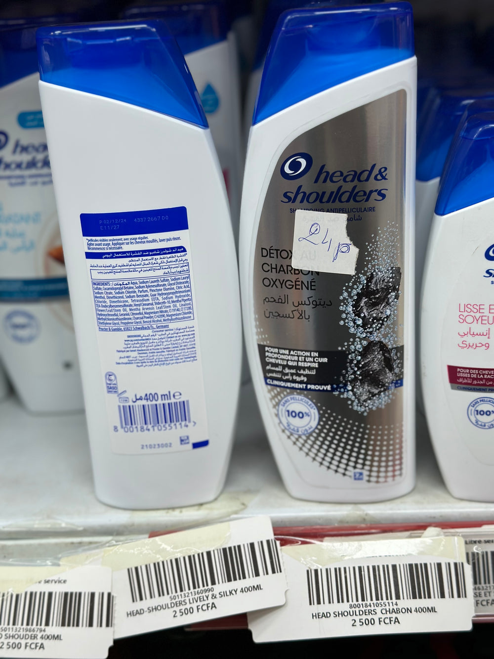 HEAD & SHOULDERS DÉTOX ET CHARBON 400ML