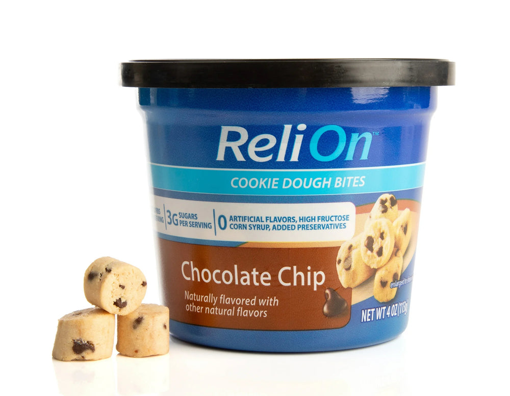 ReliOn Choc Cookie Dough Bites 113g sans sucre pour les diabétiques