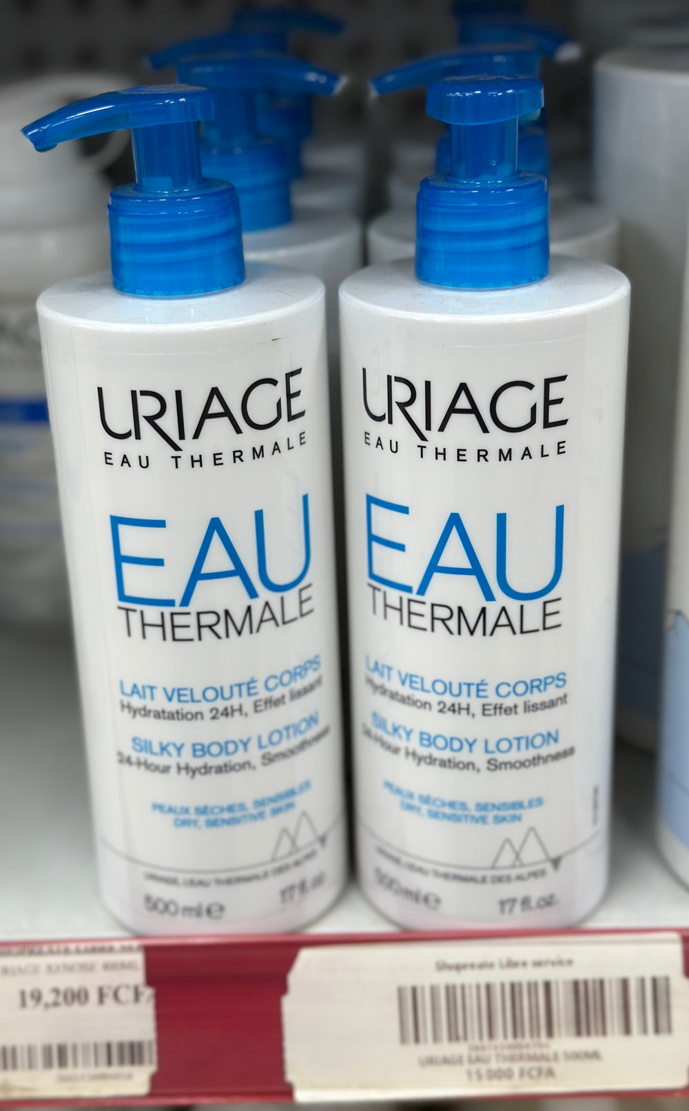 URIAGE eau thermale lait velouté corps 500ml
