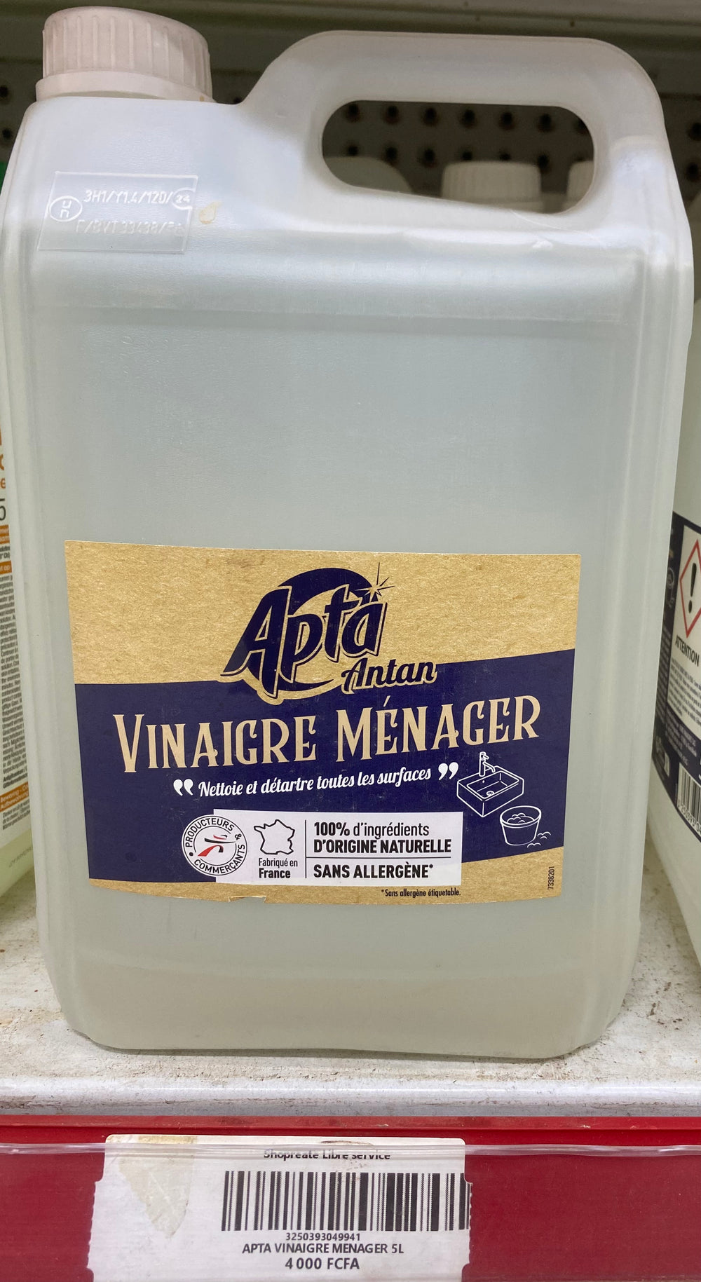 Apta Vinaigre Ménager 5L