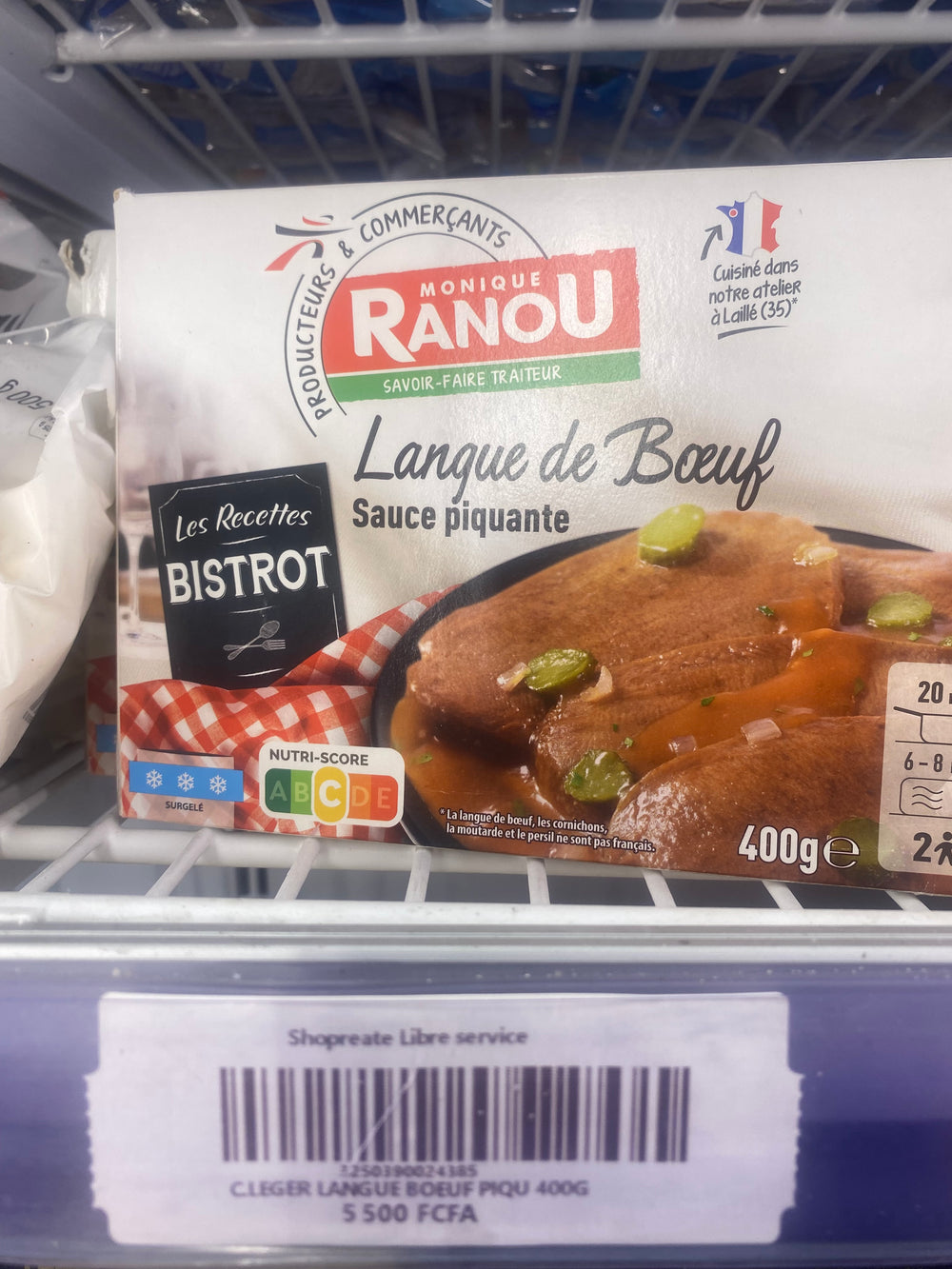 C.LEGER LANGUE BŒUF PIQU 400G