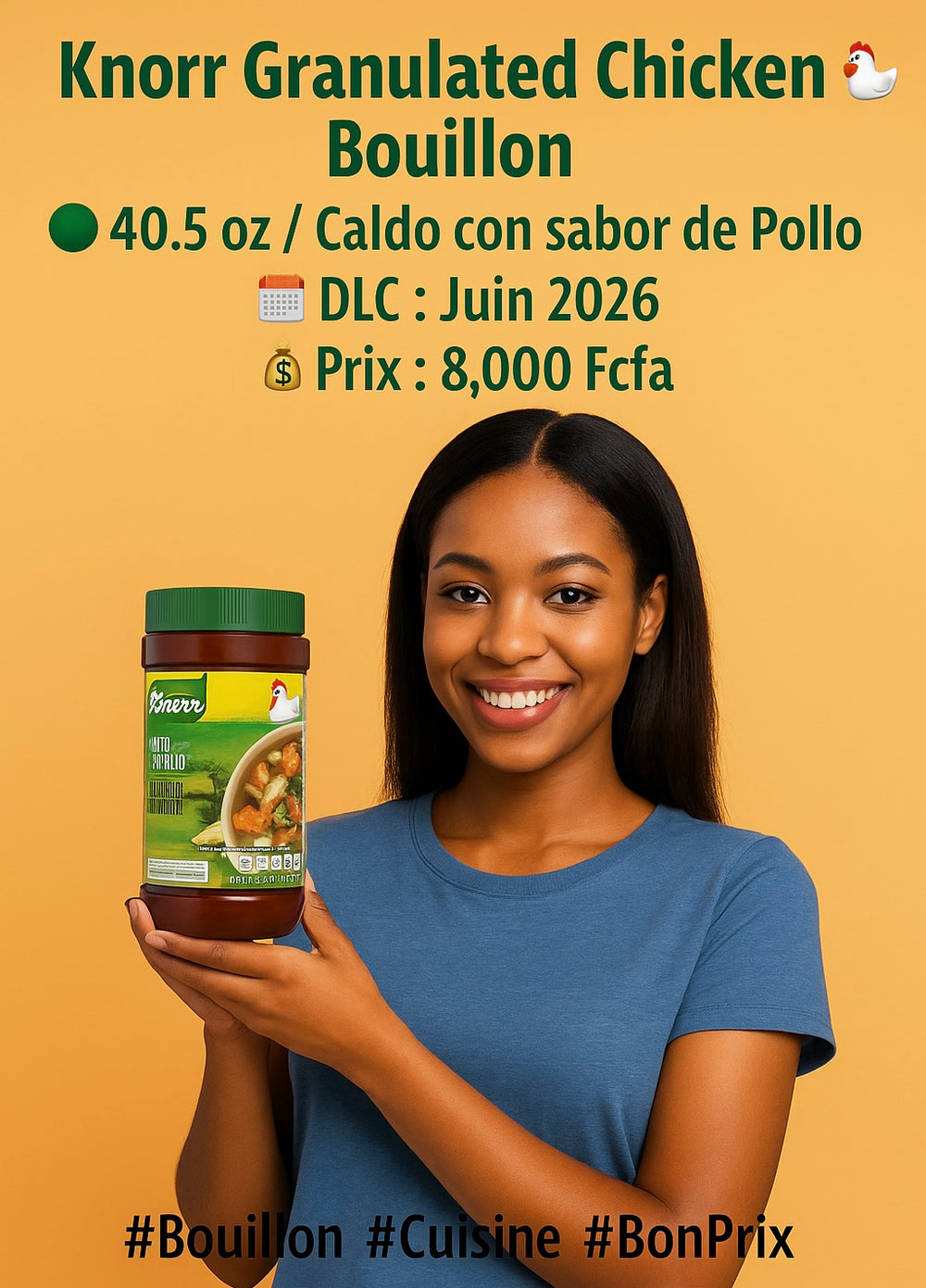 Knorr – Granulated Chicken Bouillon DLC: Juin26