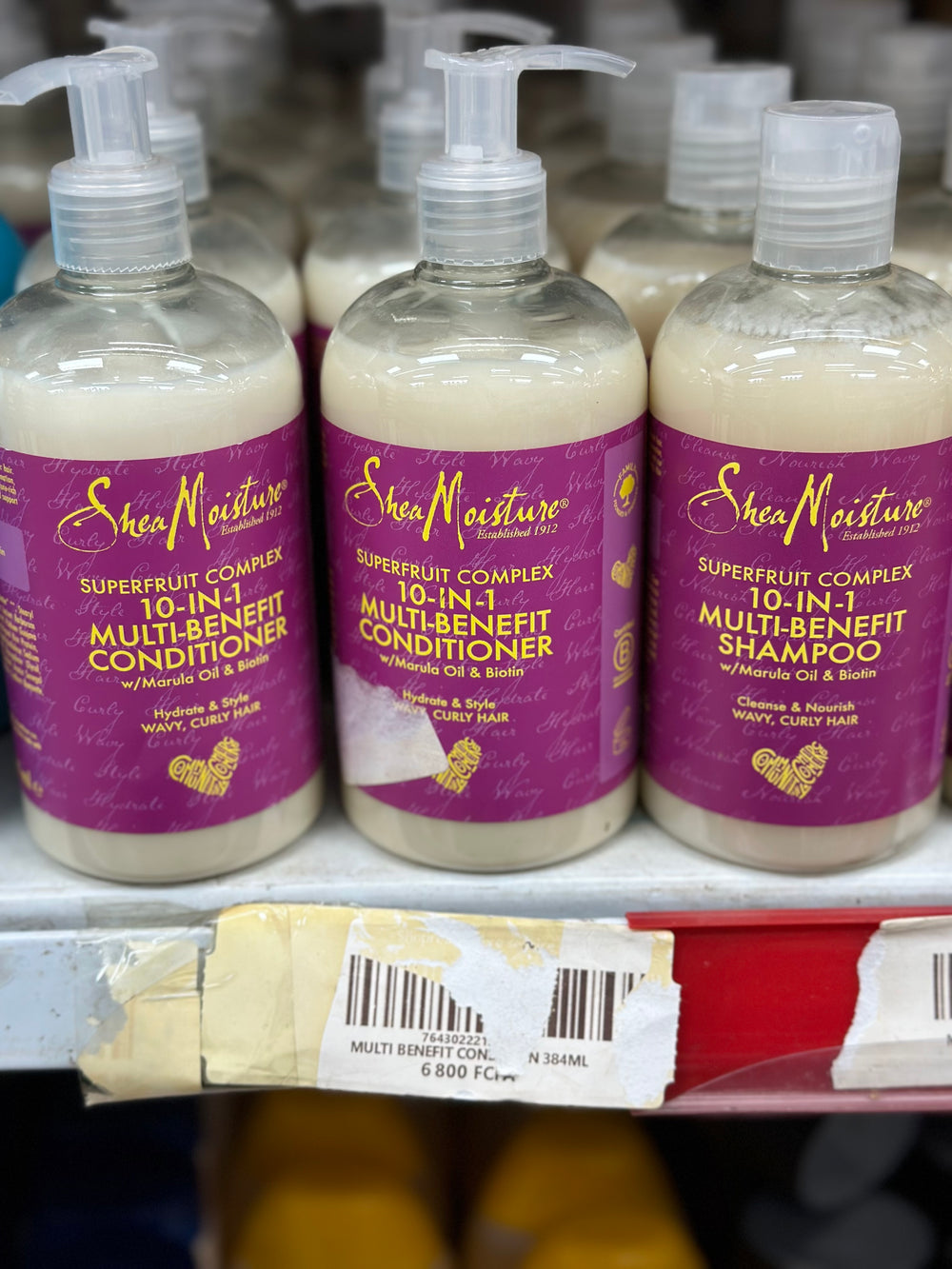 SHEA MOISTURE MULTI-BENEFIT SHAMPOO 384ML