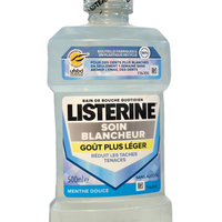 LISTERINE BLANCHEUR GOÛT PLUS LEGER 500ML