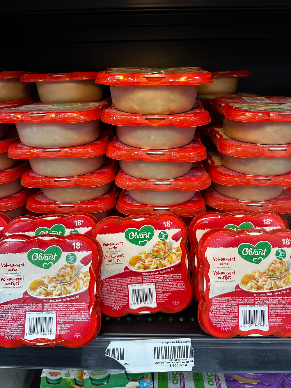 OLVARIT vol-au-vent au riz 250G