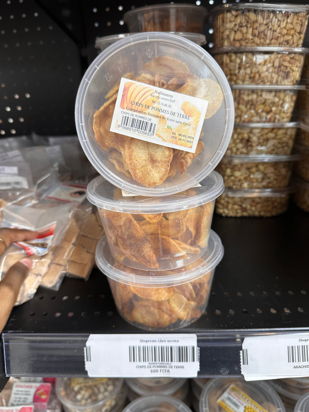 CHIPS DE POMMES DE TERRE