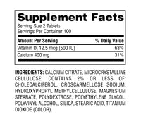 
              Equate Calcium Citrate + D3 Petites Tablets Dietary Supplement, 200 Count
            