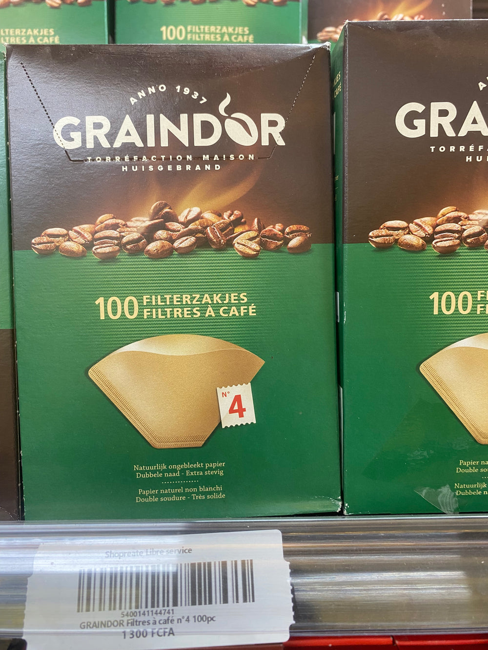Graindor filtres à Café n4 100pc