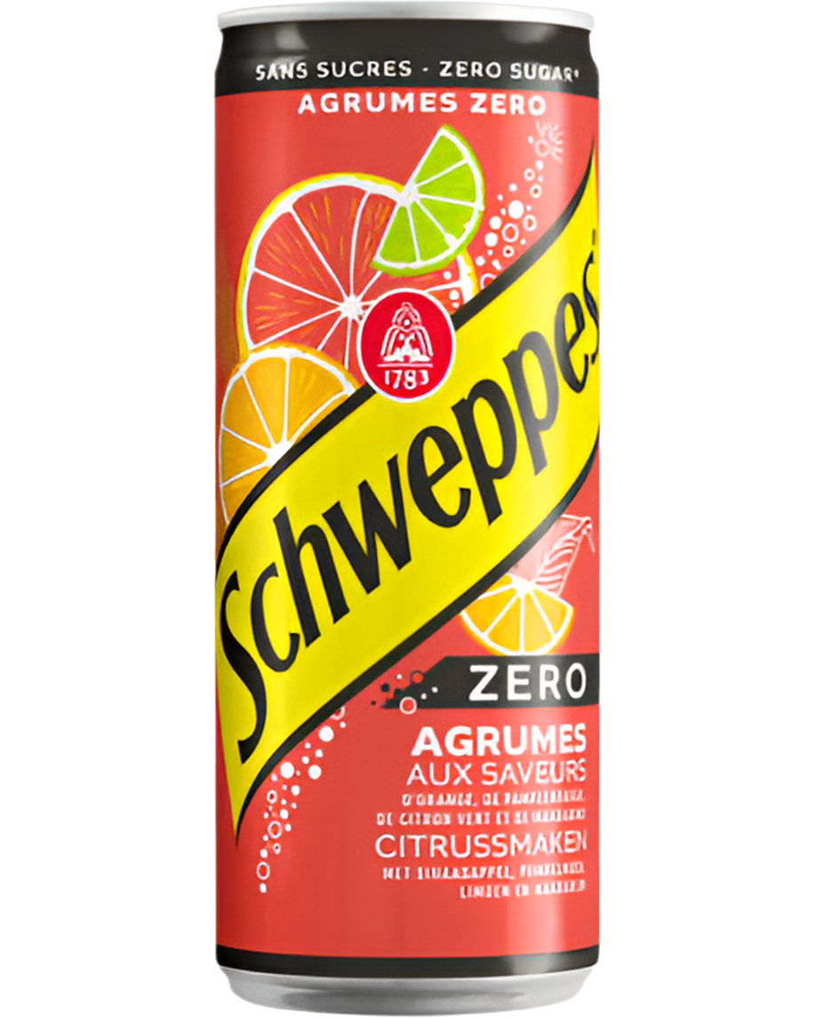 SCHWEPPES ZERO AGRUMES  33CL