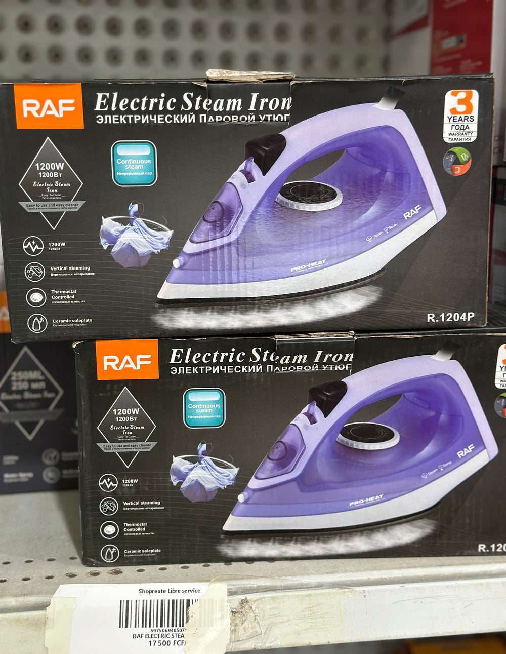 RAF ELECTRIC STEAM IRON