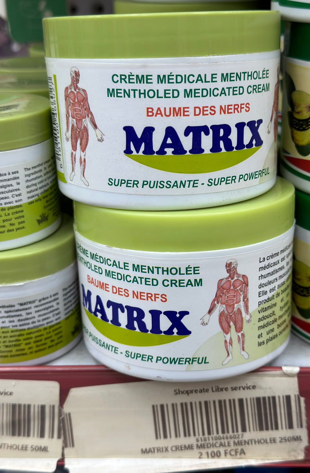 MATRIX CREME MÉDICALE MENTHOLÉE 250ML