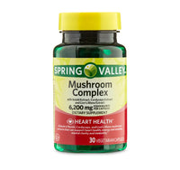 
              Spring Valley Mushroom Complex Dietary Supplement,6,200mg Equivalent Serving, 30 Vegetarian Capsules
            