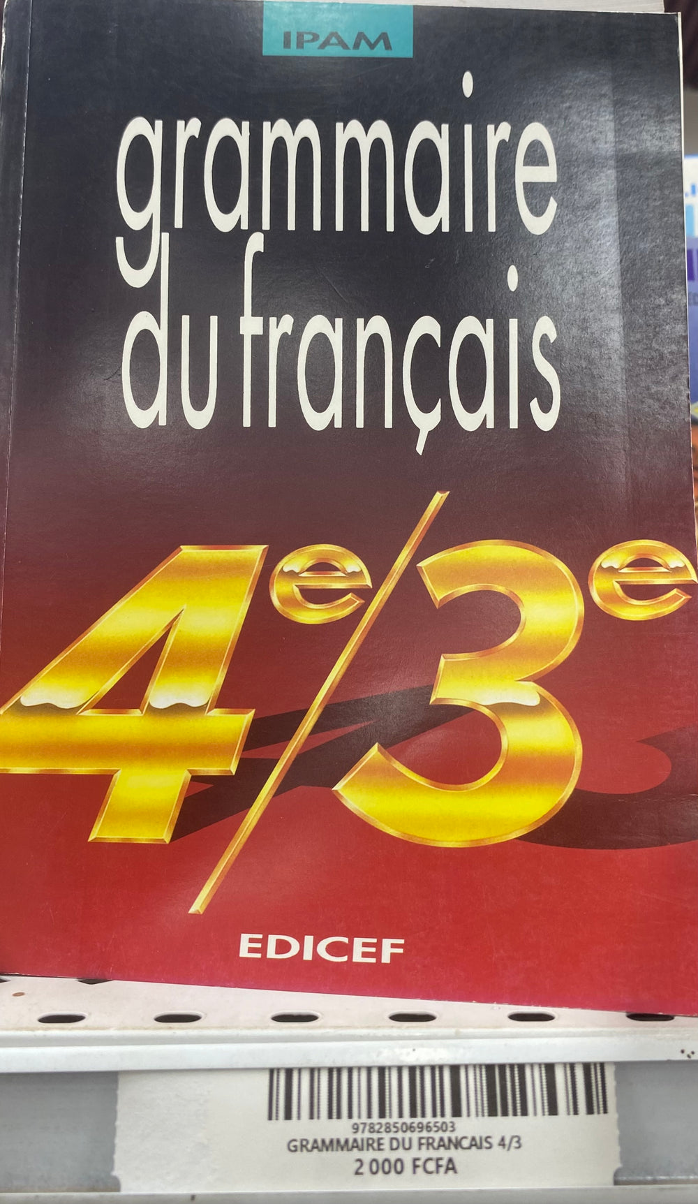 GRAMMAIRE DU FRANÇAIS 4/3