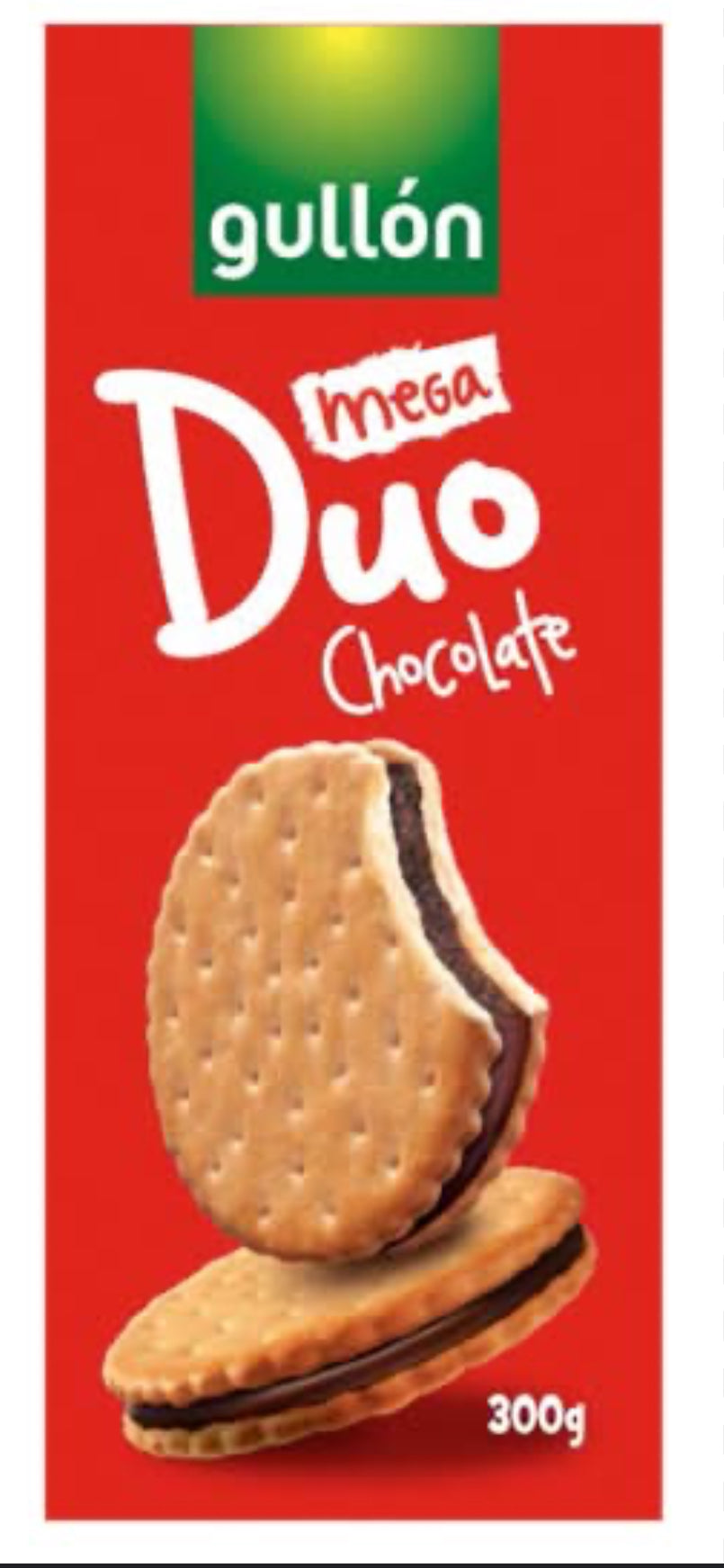Gullon mega duo chocolat 300g 15/07/26