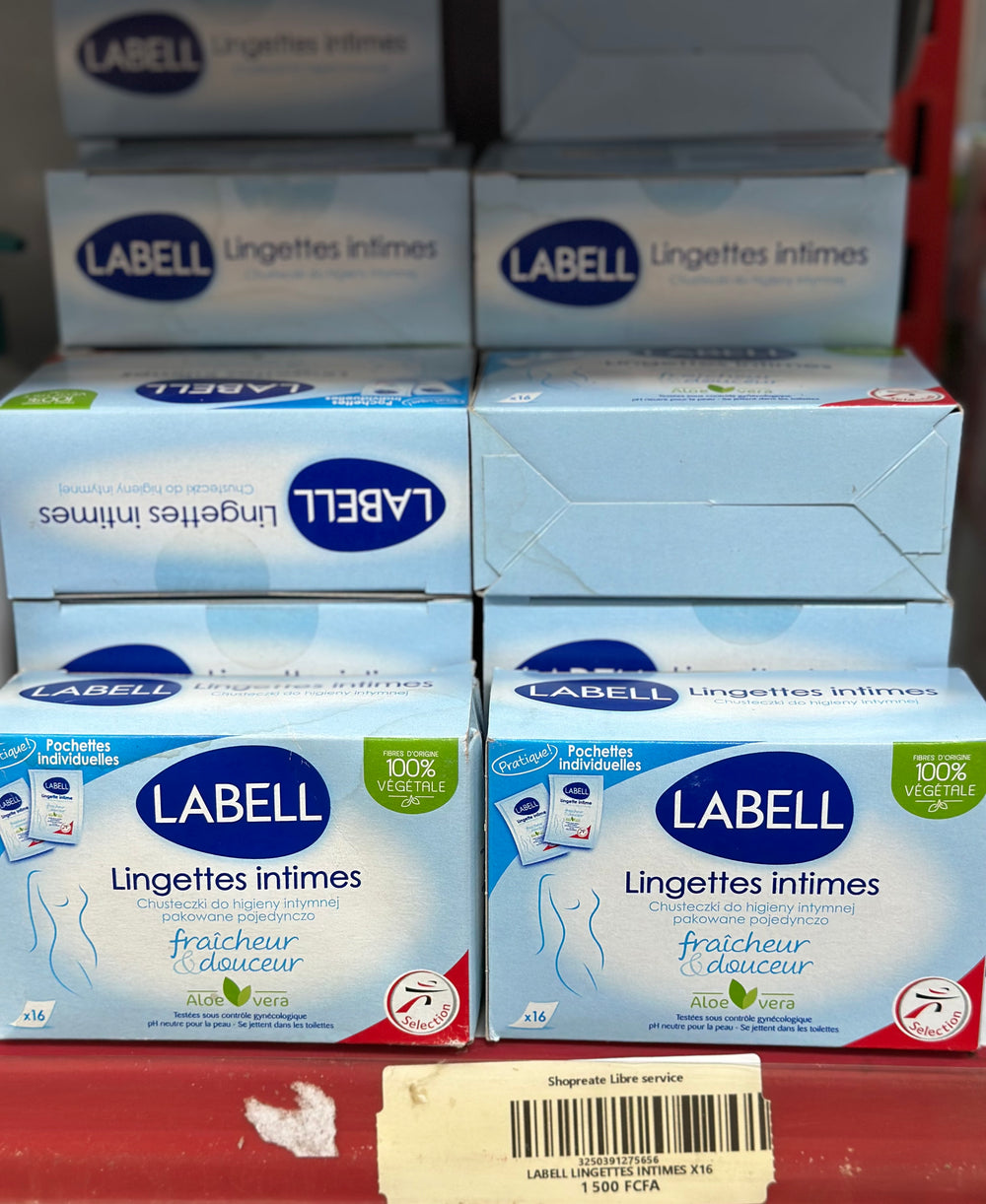 LABELL LINGETTES INTIMES X16