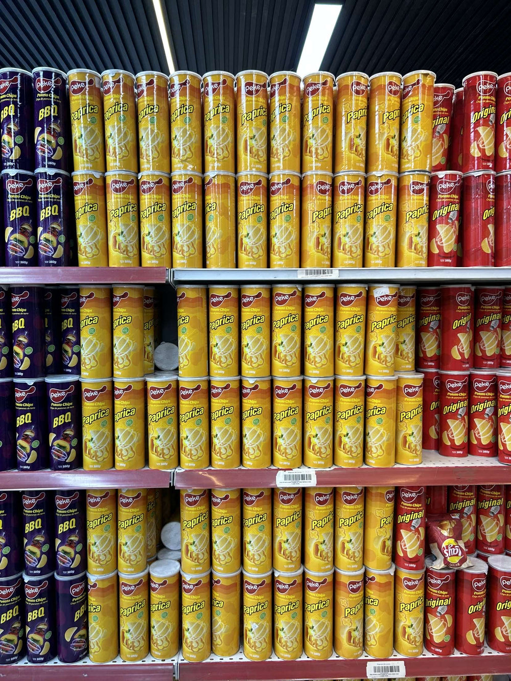 Peke Potato Chips Paprika 160g Snack Délicieux et Croquant