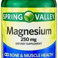 Spring Valley Magnésium – 250 mg, 250 comprimés