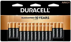 Duracell – paquet de 24 piles alcalines AAA CopperTop