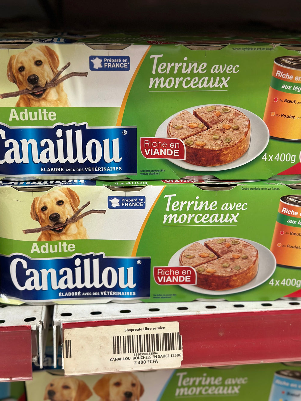 Canaillou Terrine aux morceaux 400g