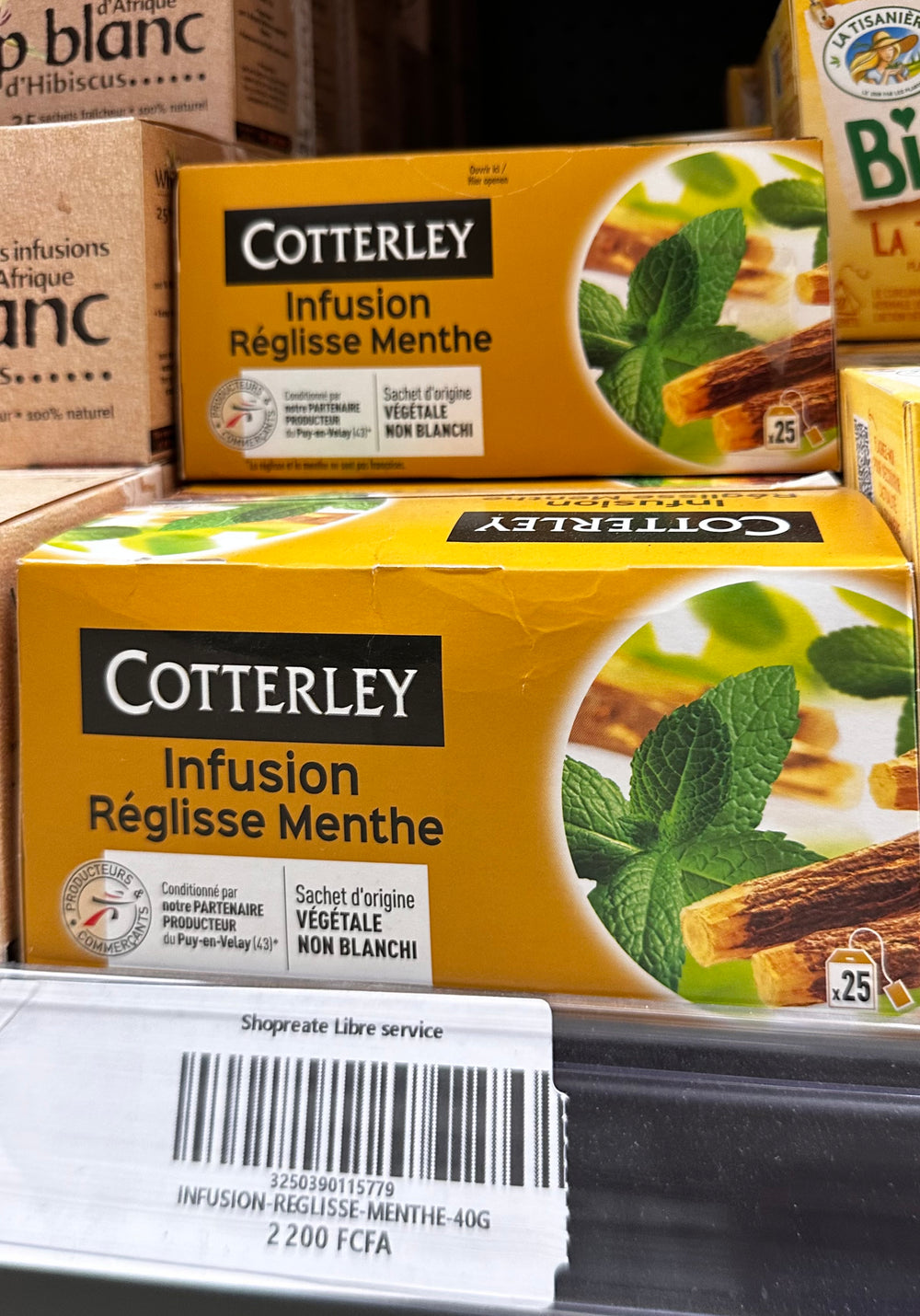 COTTERLEY INFUSION-REGLISSE-MENTHE-40G
