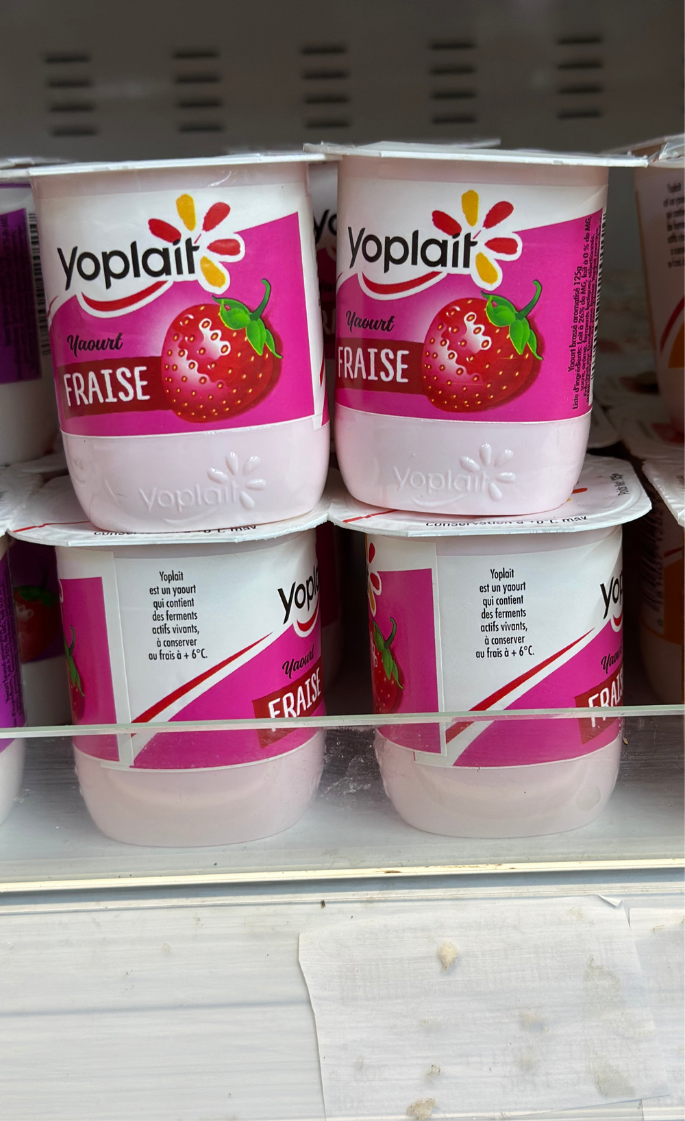 YAOURT YOPLAIT POT FRAISE 125G