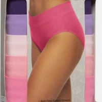 Felina Women's Pima Cotton Wide Waistband Hipster Panty 5-Pack, Multicolor Small M