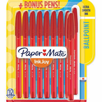 Papermate inkjoy ballpoint red pens 10 pcs