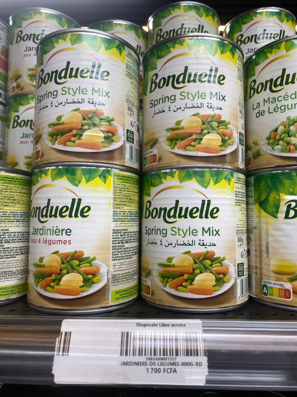 Jardiniere de Légumes 800g BD