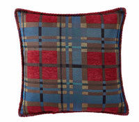 
              Mainstays 17" x 17" Farmhouse, Contemporary, Traditional Blue, Red, White, Multi-color Snowman Chenille Decorative Pillow , ( 2 Count)
            