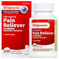 Walgreens Pain Reliever Acetaminophen 500mg - 225 softgels