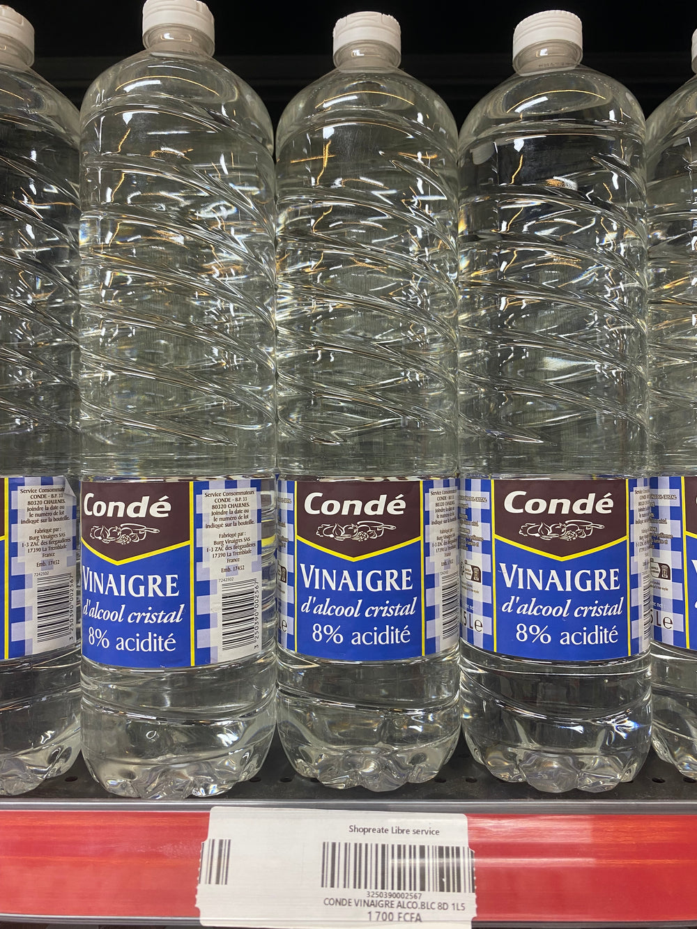 Conde Vinaigre Alcool BLC 8D 1L5