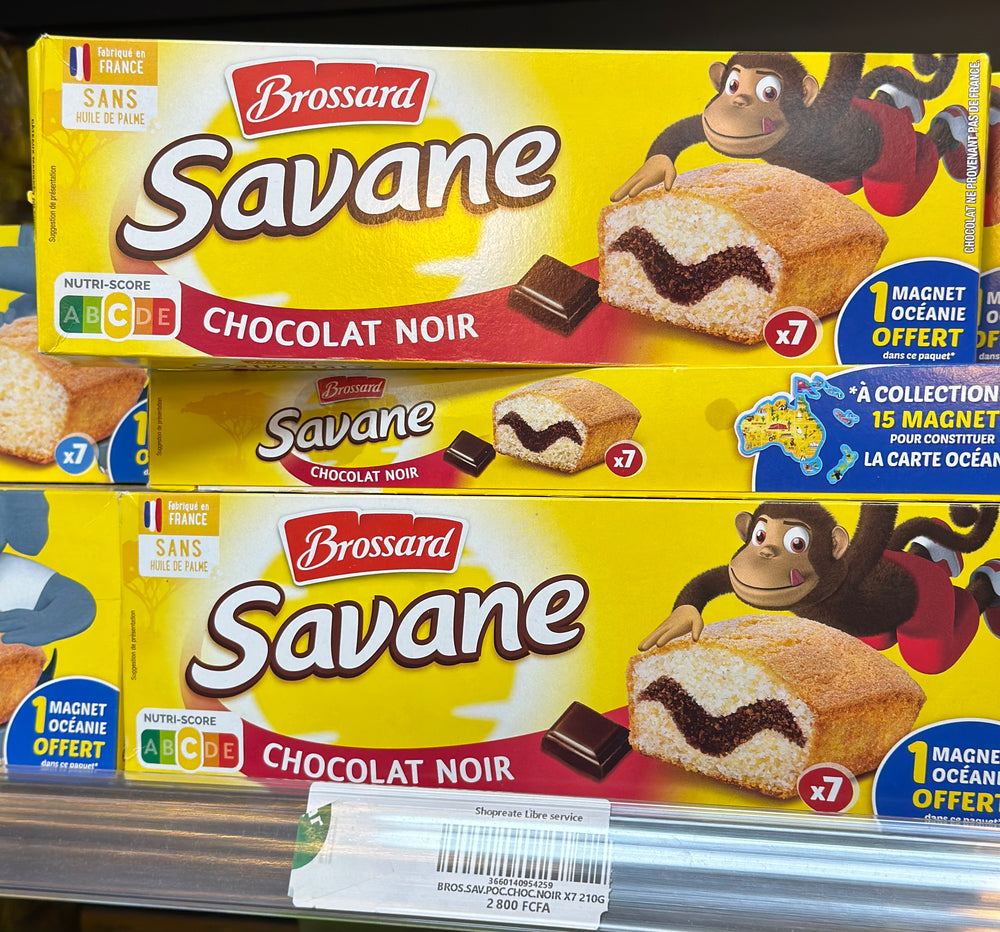 Brossard Savane Chocolat Noir 210G