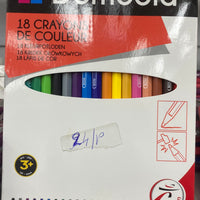 DOMEDIA 18 CRAYON DE COULEUR