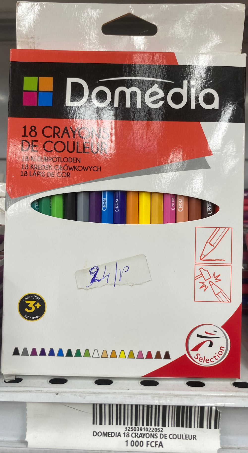 DOMEDIA 18 CRAYON DE COULEUR