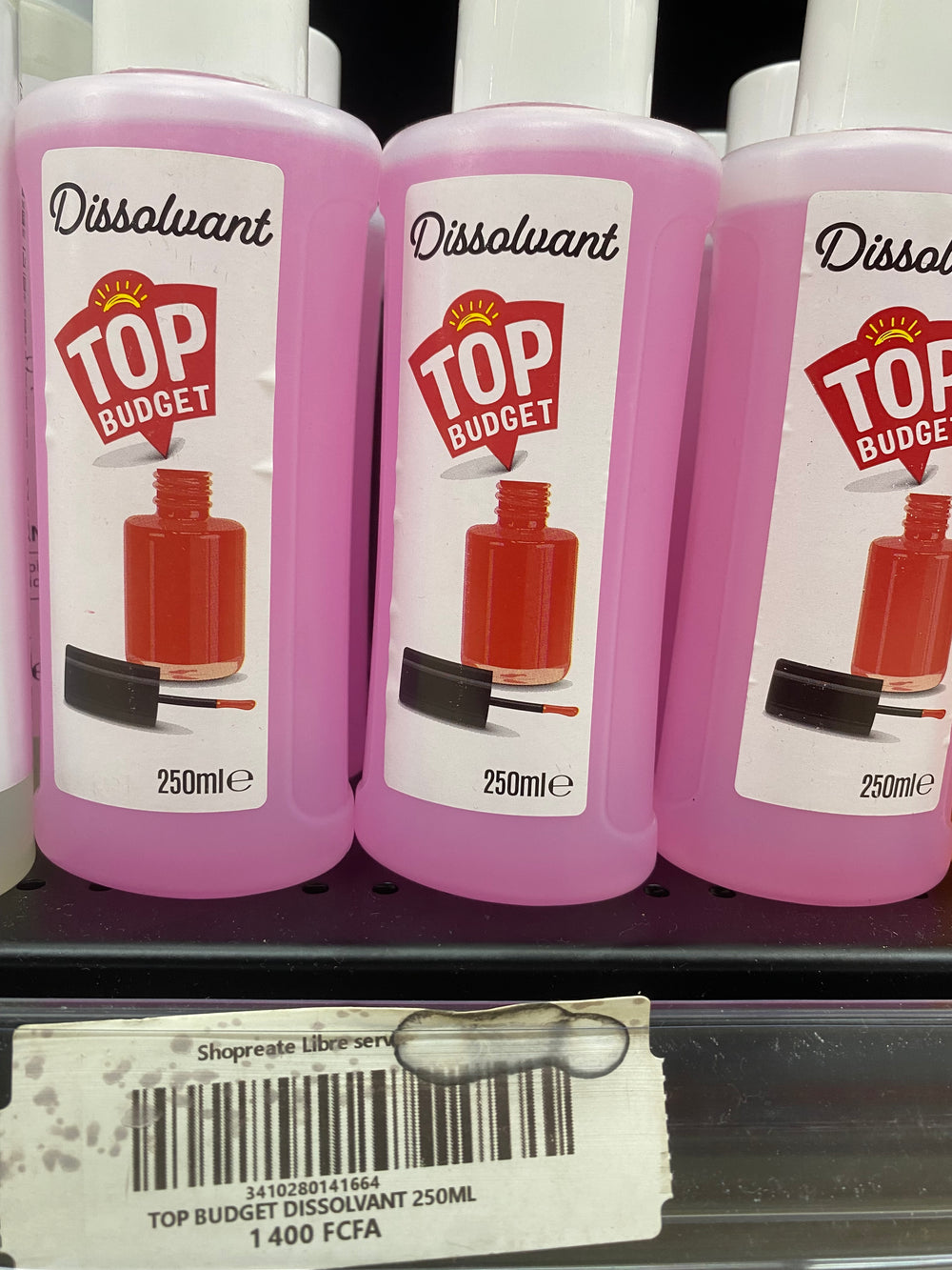 Top Budget Dissolvant 250Ml