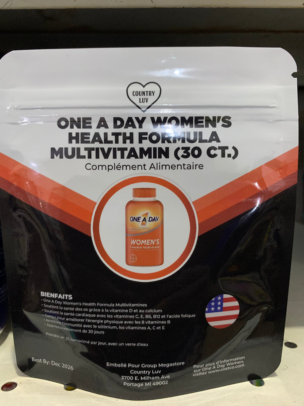 Multivitamines Complètes One A Day Women’s 30 Tablets DLC: NOV24