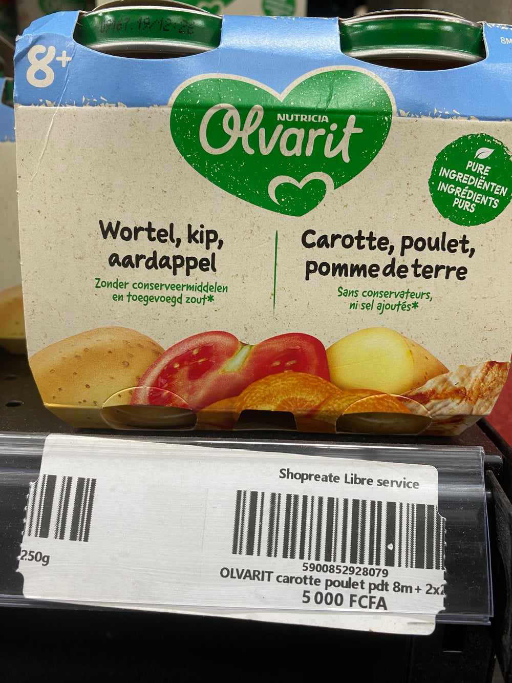 Olvarit Carotte poulet pdt 8m+2x