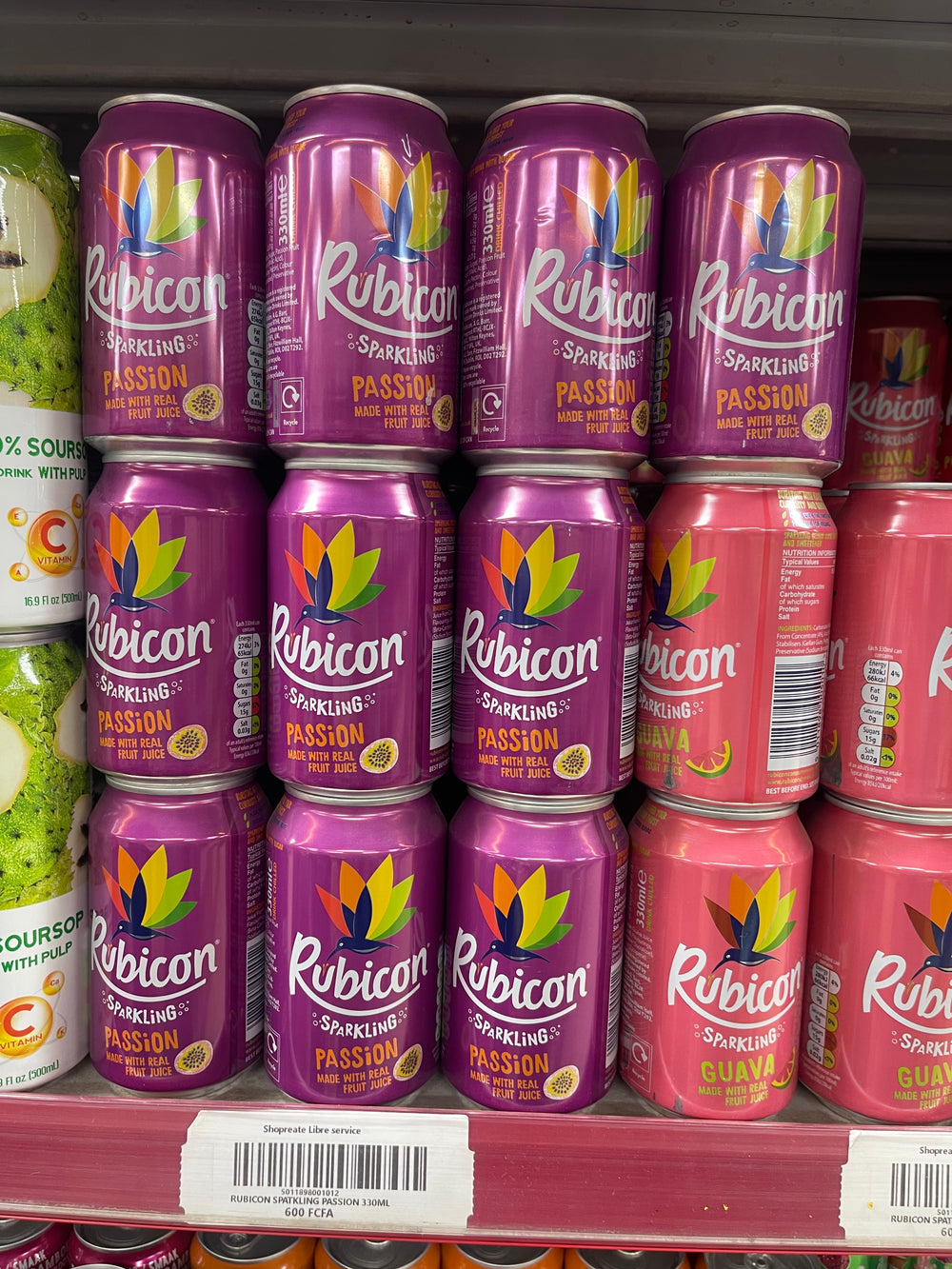 RUBICON SPATKLING PASSION 330ML